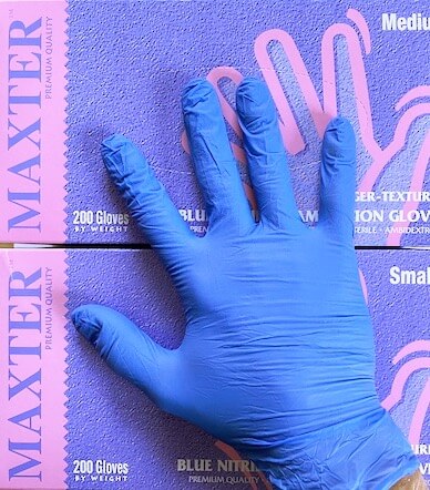 Nitril gumikesztyű (Maxter - 200db)