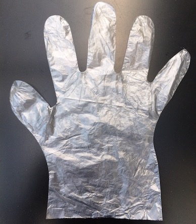 Fóliakesztyű PE (100db)