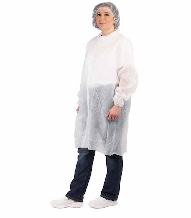 Látogató Köpeny Tépőzáras (10db)