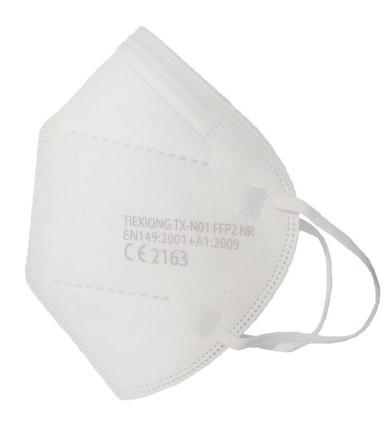 FFP2 arcmaszk Fehér (25db)