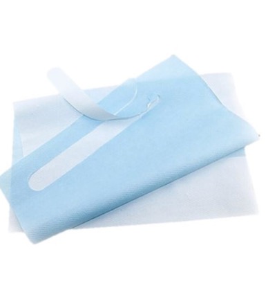 Fogászati előke, zsebbel (100db)