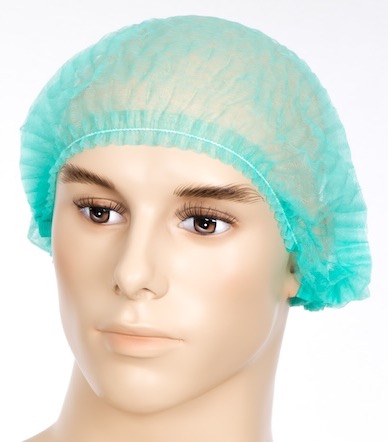 Hajháló harmónikás PP, Zöld (100db)