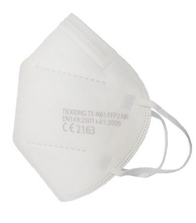 FFP2 arcmaszk Fehér (5db)